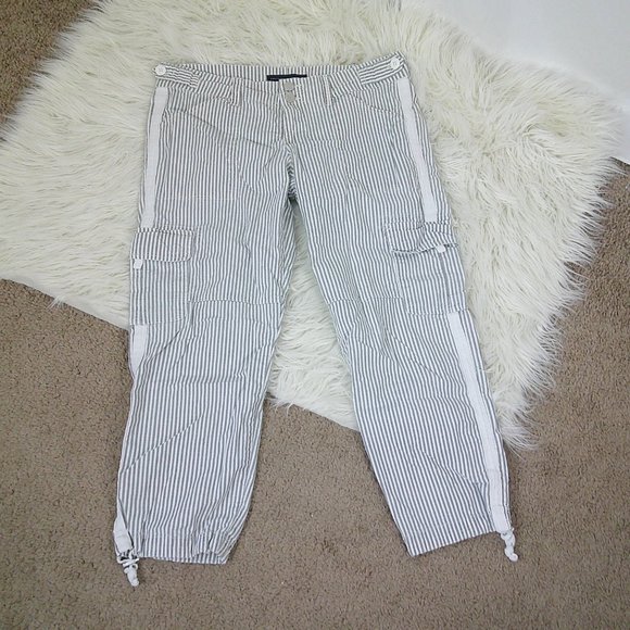 Sanctuary Anthropologie Crop Pants Striped 26P (32") - Picture 1 of 6